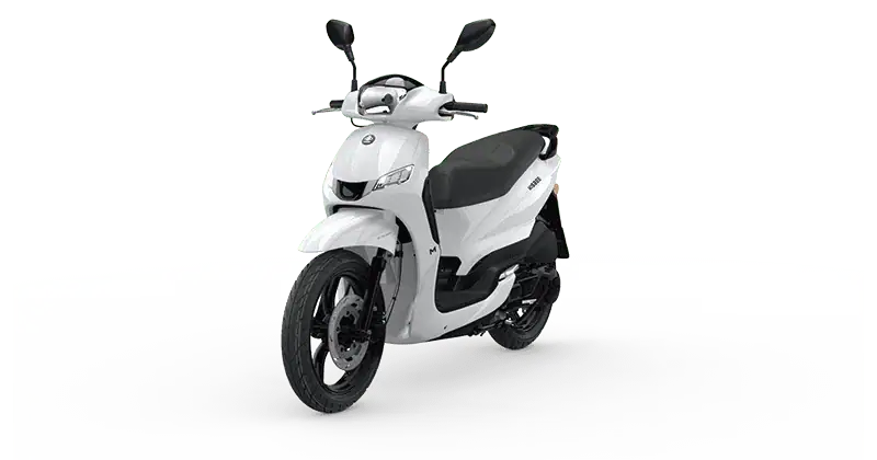 Renting Motos Peugeot Kisbee-M White, Black