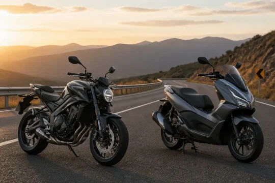 Naked vs scooter
